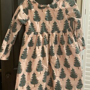 Pink Chicken Christmas Tree Dress size 3Y